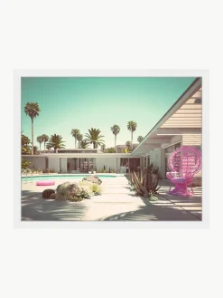 Ingelijste digitale print Pink Vacation^Any Image Clearance