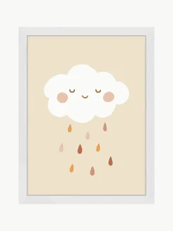 Ingelijste digitale print Lovely Rain^Any Image Online