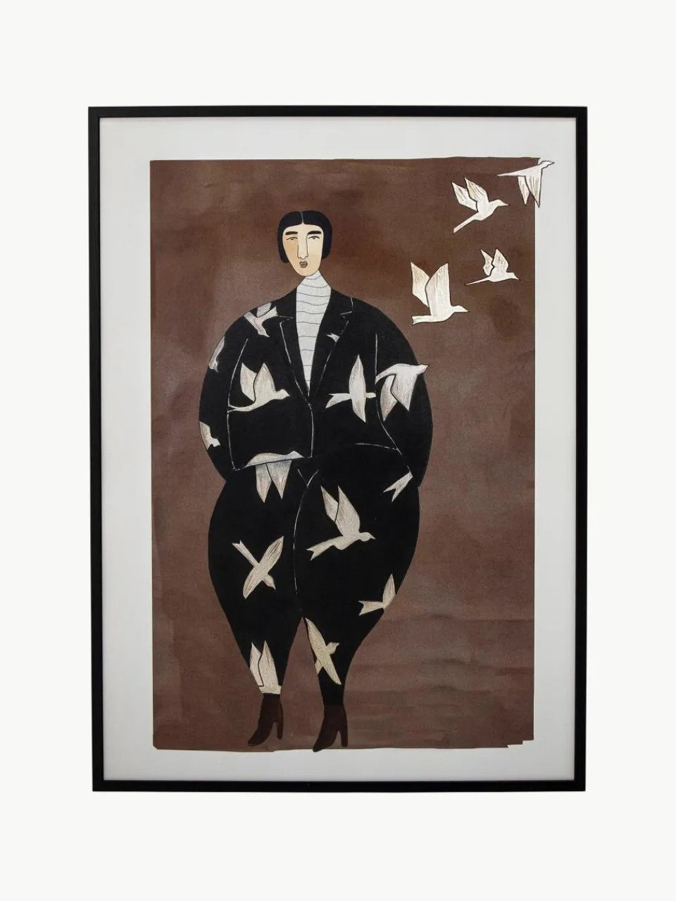 Ingelijste digitale print Bologna^Bloomingville Fashion