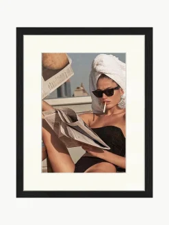 Ingelijste foto My Morning Paper^Any Image Sale