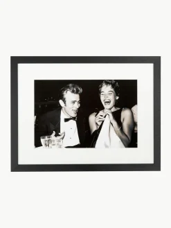 Ingelijste fotoprint Pier Abgeli en James Dean^Any Image Online