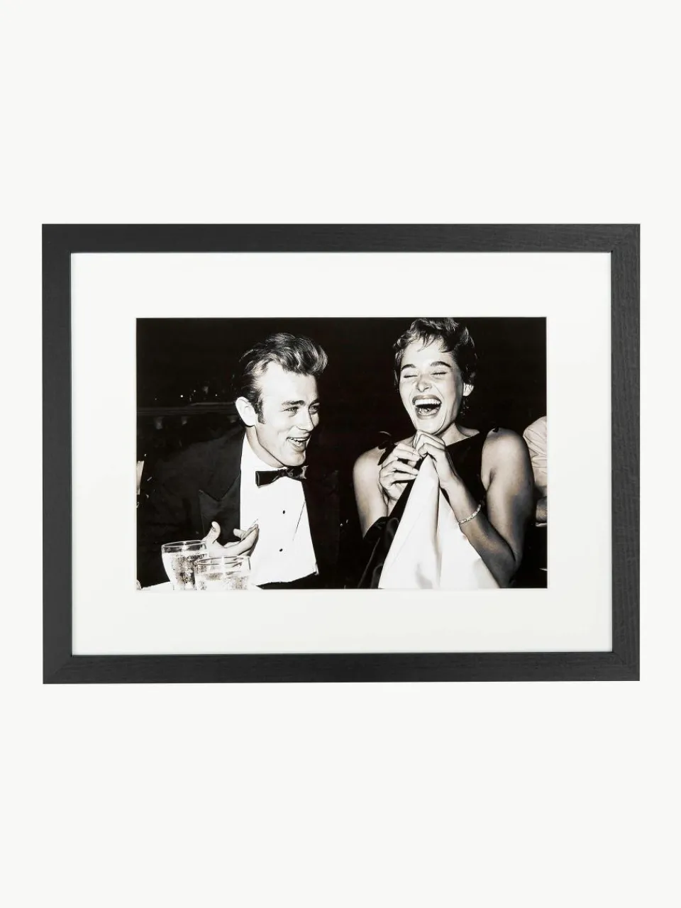 Ingelijste fotoprint Pier Abgeli en James Dean^Any Image Online