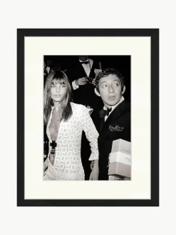Ingelijste print Serge Gainsbourg & Jane Birkin^Any Image Sale