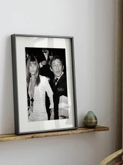 Ingelijste print Serge Gainsbourg & Jane Birkin^Any Image Sale