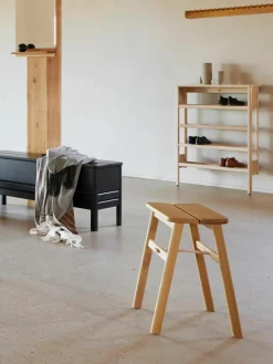 Inklapbaar kruk Angle van eikenhout^Form & Refine New