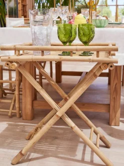 Inklapbare tuin bijzettafel Mandisa van bamboehout^Lene Bjerre Fashion