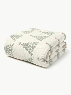 Jacquard bedsprei Cianna met kerstpatroon^Westwing Collection Hot