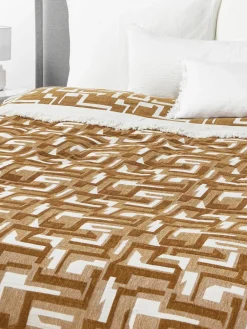 Jacquard bedsprei Fran met franjes^Westwing Collection Sale