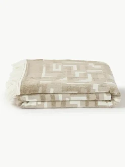Jacquard bedsprei Fran met franjes^Westwing Collection Online