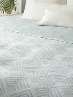 Jacquard bedsprei Milano met grafisch patroon^Westwing Collection Best