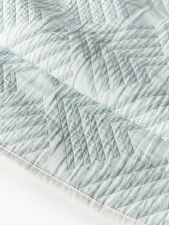 Jacquard bedsprei Milano met grafisch patroon^Westwing Collection Best