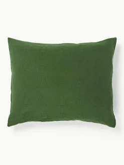 Jacquard kussensloop Sanvi met kerstmotief^Westwing Collection Hot