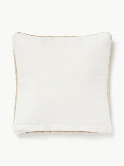 Juten kussenhoes Flint met geometrisch patroon^Westwing Collection Sale