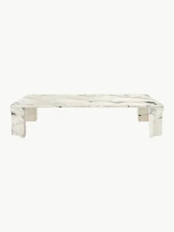 Kalkstenen salontafel Doric, B 140 cm^GUBI Fashion