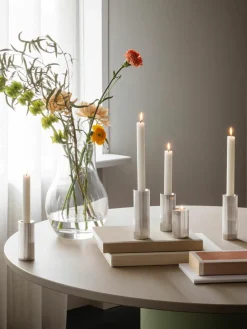 Kandelaar Bernadotte met groefstructuur, H 11 cm^GEORG JENSEN Sale