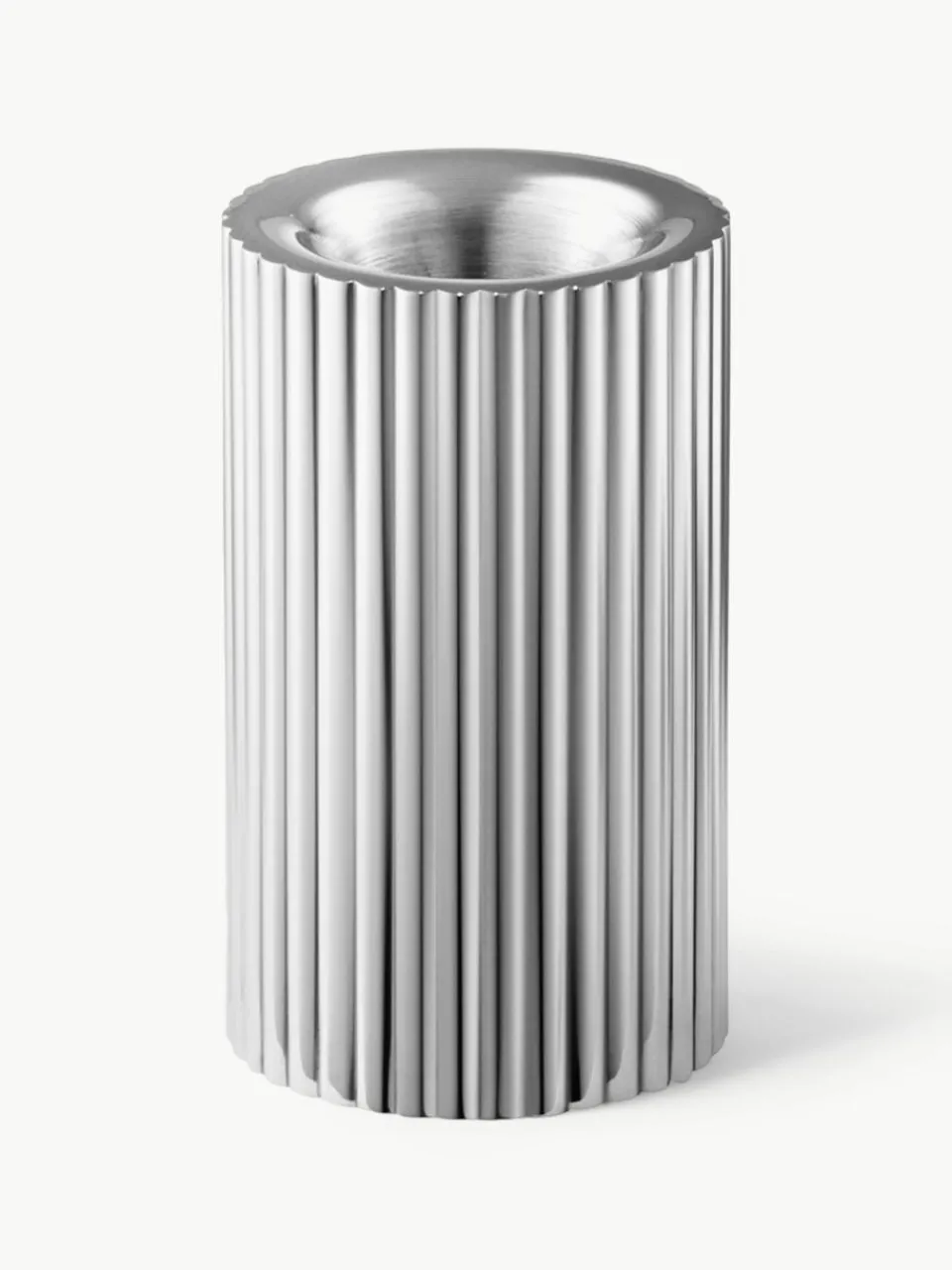 Kandelaar Bernadotte met groefstructuur, H 8 cm^GEORG JENSEN Fashion