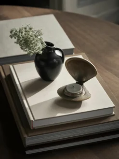 Kandelaar Clam van messing^ferm LIVING Discount
