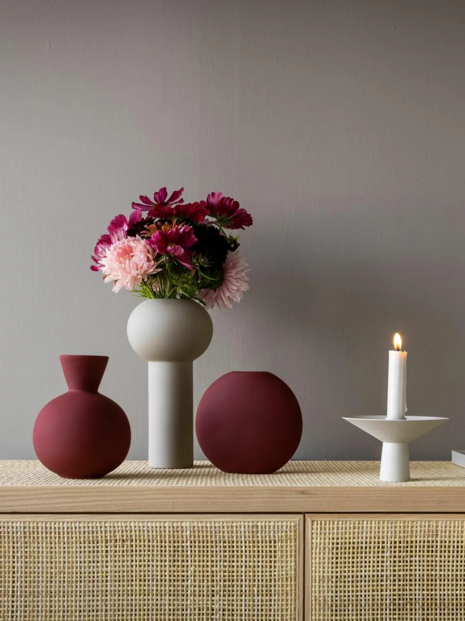 Kandelaar Uma met een matte oppervlak^Cooee Design Discount
