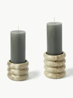 Kandelaars Orta uit marmer, set van 2^Westwing Collection Sale