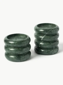 Kandelaars Orta uit marmer, set van 2^Westwing Collection Online