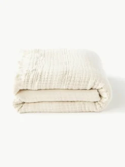 Katoenen bedsprei Kailani met franjes^Westwing Collection Online