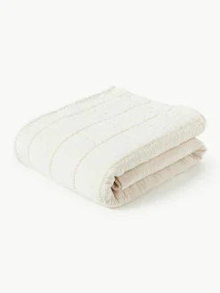 Katoenen bedsprei Lianna met structuurpatroon^Westwing Collection Discount