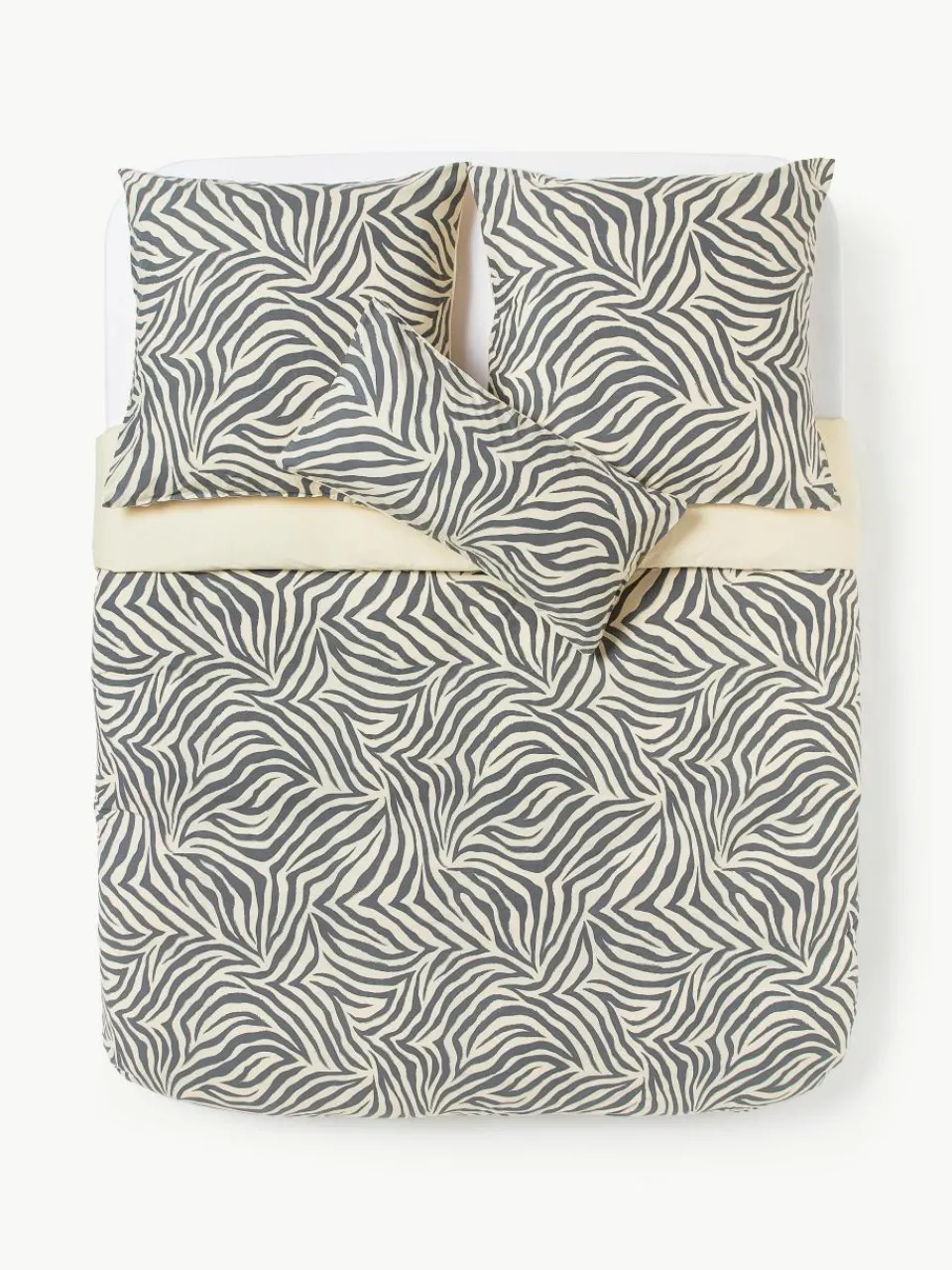 Katoenen dekbedovertrek Chase^Westwing Collection Outlet