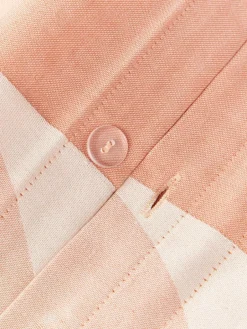 Katoenen dekbedovertrek Elinor met geometrisch patroon^Westwing Collection Clearance