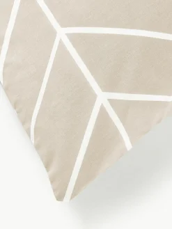 Katoenen dekbedovertrek Mirja met patroon^Westwing Collection Outlet