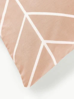 Katoenen dekbedovertrek Mirja met patroon^Westwing Collection New