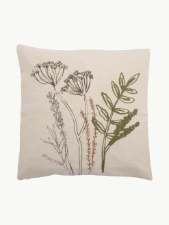 Katoenen kussen Bea met bloemmotief^Bloomingville Fashion