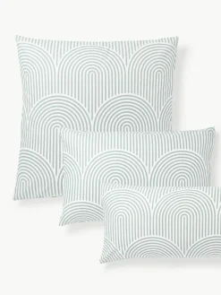 Katoenen kussenhoes Arcs^Westwing Collection Outlet