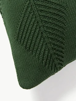 Katoenen kussenhoes Beryl met winters motief^Westwing Collection Discount