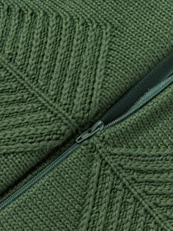Katoenen kussenhoes Beryl met winters motief^Westwing Collection Discount