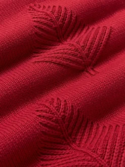 Katoenen kussenhoes Beryl met winters motief^Westwing Collection Discount