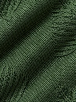 Katoenen kussenhoes Beryl met winters motief^Westwing Collection Online
