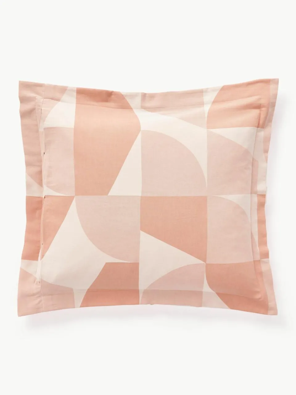 Katoenen kussenhoes Elinor met geometrisch patroon^Westwing Collection Fashion