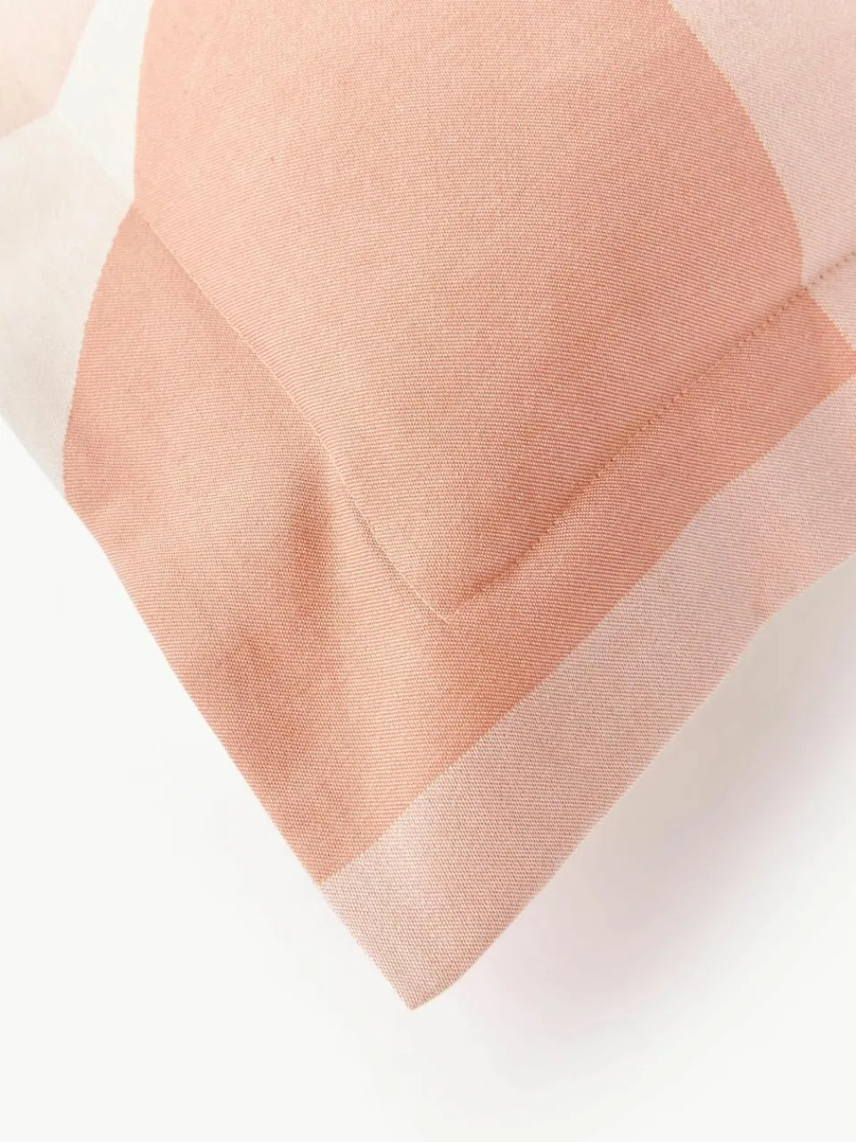 Katoenen kussenhoes Elinor met geometrisch patroon^Westwing Collection Fashion