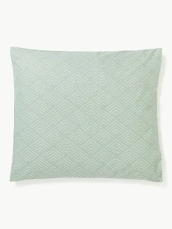 Katoenen kussenhoes Milano met grafisch patroon^Westwing Collection Sale