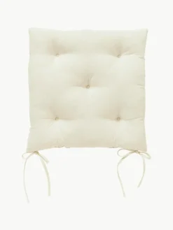 Katoenen kussenhoes Nira met winters motief^Westwing Collection Outlet