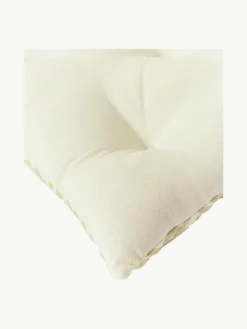 Katoenen kussenhoes Nira met winters motief^Westwing Collection Outlet