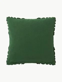 Katoenen kussenhoes Nira met winters motief^Westwing Collection Discount