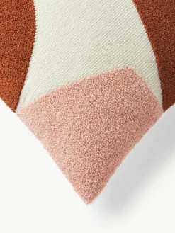 Katoenen kussenhoes Nomi met abstracte decoratie^Westwing Collection Online