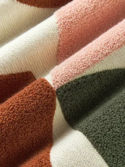 Katoenen kussenhoes Nomi met abstracte decoratie^Westwing Collection Online