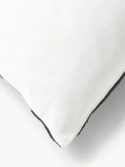 Katoenen kussenhoes Nomi met abstracte decoratie^Westwing Collection Online