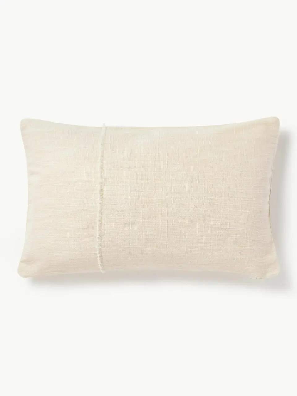 Katoenen kussenhoes Terre met decoratieve naad^Westwing Collection Discount