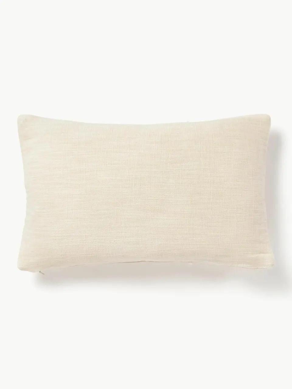 Katoenen kussenhoes Terre met decoratieve naad^Westwing Collection Discount