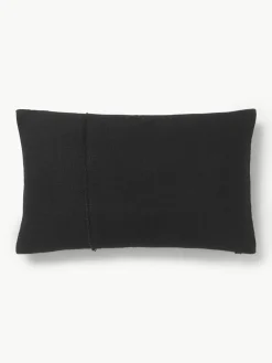 Katoenen kussenhoes Terre met decoratieve naad^Westwing Collection Sale