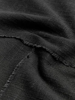 Katoenen kussenhoes Terre met decoratieve naad^Westwing Collection Fashion