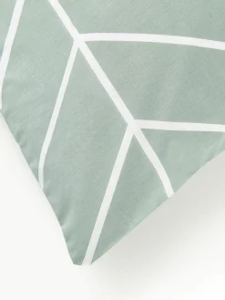 Katoenen kussensloop Mirja met patroon^Westwing Collection Fashion